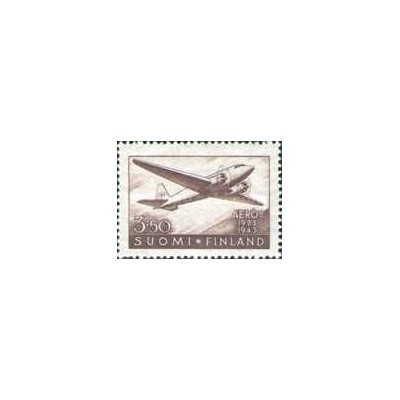 1 عدد تمبر بیستمین سالگرد تاسیس شرکت هواپیمایی فنلاند - فنلاند 1944