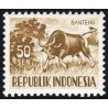 1 عدد تمبر سری پستی - حیوانات خانگی - 50s - جمهوری اندونزی 1956