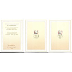فولدر یادبود مهر روز  تمبر 750مین سالگرد درگذشت  هدویگ هایدریش مقدس  چاپ لهستان 1993 و آلمان 1993