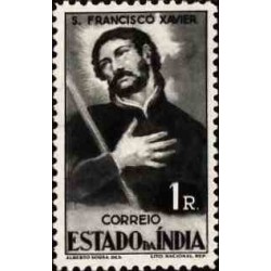 1 عدد تمبر سری پستی - شخصیت‌ها- 1R - هند پرتغال 1946