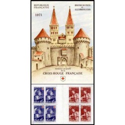 کتابچه با 8 عدد تمبر  صلیب سرخ - فرانسه 1971