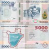 اسکناس 5000 فرانک - بروندی 2022 سفارشی