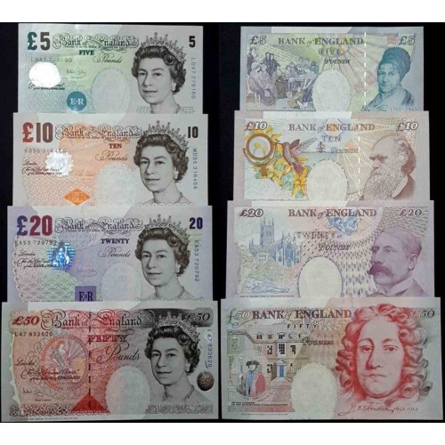 ست اسکناس انگلیس - سفارشی