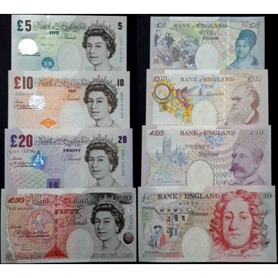 ست اسکناس انگلیس - سفارشی