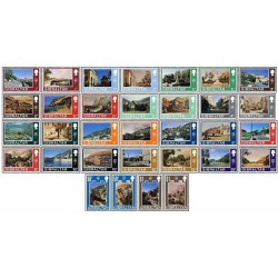 32 عدد تمبر سری پستی جدید - جبل الطارق 1971 قیمت 48.7 دلار