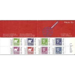 کتابچه با 8 عدد تمبر نمایشگاه بین المللی تمبر "NORWEX '80" - تمبر روی تمبر - نروژ 1978