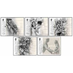 5 عدد تمبر 75مین سالگرد تخلیه - جبل الطارق 2014