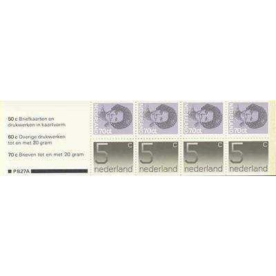 کتابچه با 8 عدد تمبر سری پستی - ملکه بئاتریکس - "Struyken" - "Crouwel" - هلند 1982