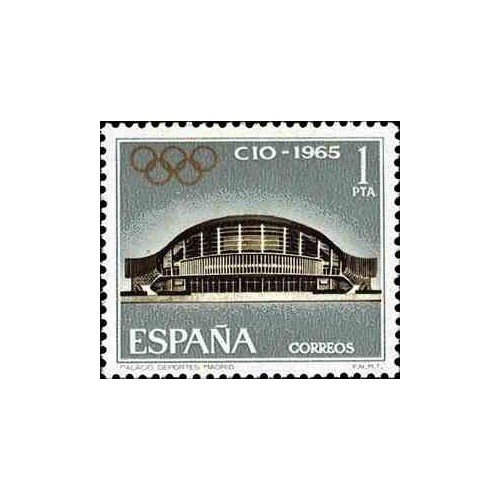 1 عدد تمبر جلسه کمیته بین‌المللی المپیک - اسپانیا 1965