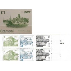 کتابچه با 6 عدد تمبر سری پستی - معماری - ایرلند 1985