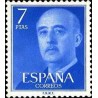 1 عدد تمبر سری پستی - ژنرال فرانکو - 7Pta - اسپانیا 1974