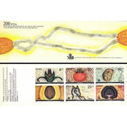 کتابچه با 6 عدد تمبر پانصدمین سالگرد کشف آمریکا - اسپانیا 1989