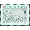 1 عدد تمبر  سری پستی - شهرهای کرواسی - 6D - کرواسی 1992