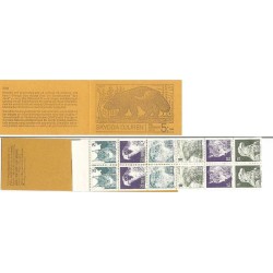 کتابچه با 12 عدد تمبر  حفاظت از حیوانات - سوئد 1973