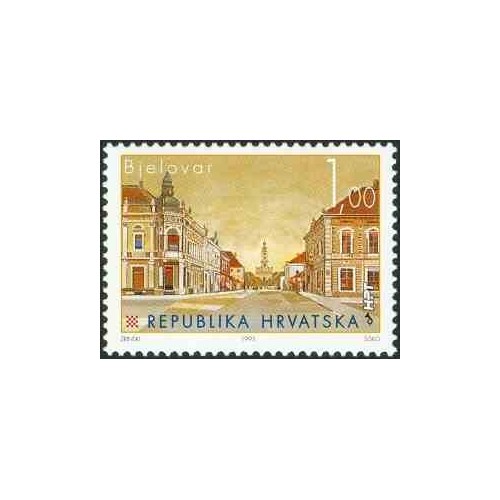 1 عدد تمبر سری پستی - شهرهای کرواسی - 1K - کرواسی 1995