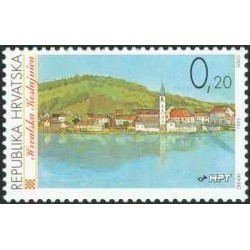 1 عدد تمبر سری پستی - شهرهای کرواسی - 0.2K - کرواسی 1995