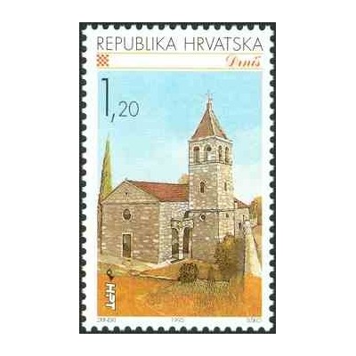 1 عدد تمبر سری پستی - شهرهای کرواسی - 1.2K - کرواسی 1995