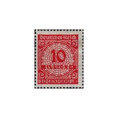 1 عدد تمبر سری پستی - - 10 میلیون مارک - رایش آلمان 1923