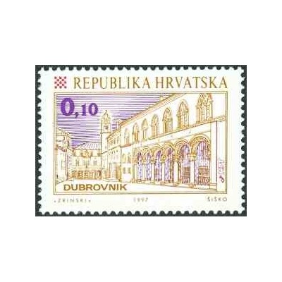 1 عدد تمبر سری پستی -شهرهای کرواسی - 0.1K - کرواسی 1998