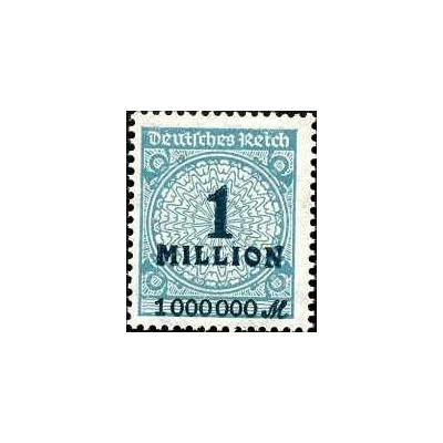 1 عدد تمبر سری پستی - - 1 میلیون مارک - رایش آلمان 1923