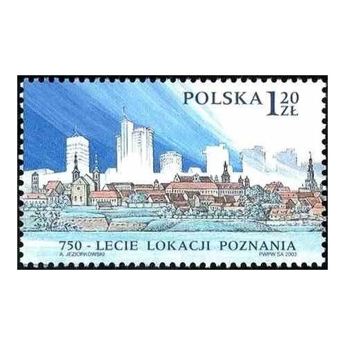 1 عدد تمبر 750مین سالگرد تأسیس پوزنان - لهستان 2003