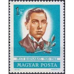 1 عدد تمبر مبارز مقاومت، بارناباس پستی - مجارستان 1973