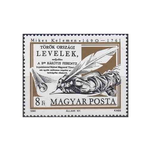 1 عدد تمبر سیصدمین سالگرد تولد کِلِمِن میکس - مجارستان 1990
