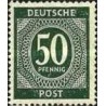 1 عدد تمبر سری پستی - تمبرهای ارزشی - 24 فنیک - منطقه تحت اشغال مشترک آلمان 1946