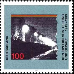 1 عدد تمبر قربانیان تجزیه آلمان - جمهوری فدرال آلمان 1995