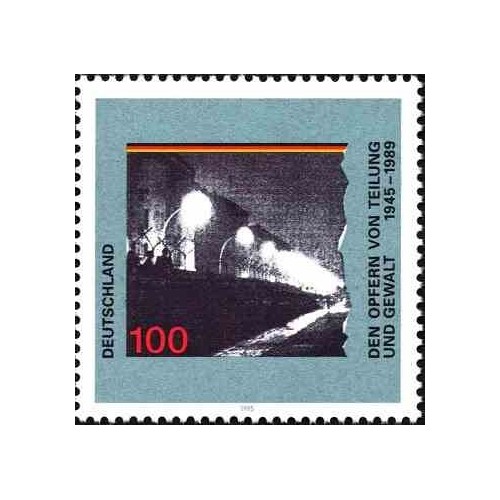 1 عدد تمبر قربانیان تجزیه آلمان - جمهوری فدرال آلمان 1995