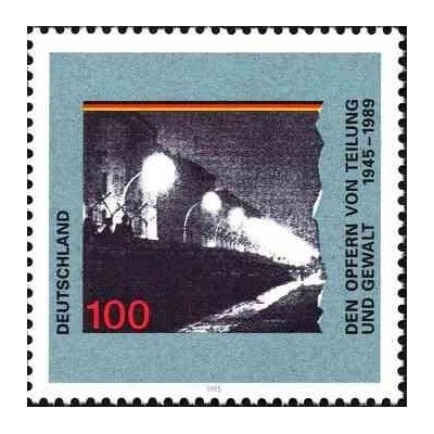 1 عدد تمبر قربانیان تجزیه آلمان - جمهوری فدرال آلمان 1995