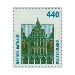 1 عدد تمبر سری پستی - چشم اندازها - 440pfg - جمهوری فدرال آلمان 1997