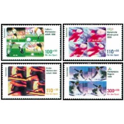 4 عدد تمبر خیریه - ورزشی - جمهوری فدرال آلمان 1998 قیمت 7 دلار