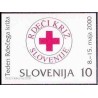 1 عدد تمبر مالیات پستی - هفته صیلب سرخ - بیدندانه - اسلوونی 2000