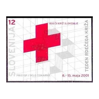 1 عدد تمبر مالیات پستی - هفته صیلب سرخ - بیدندانه - اسلوونی 2001