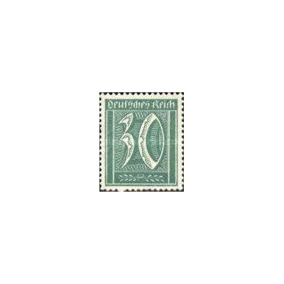 1 عدد تمبر سری پستی - تمبر روزانه جدید -30 فنیک - رایش آلمان 1921