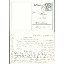 کارت پستال با تمبر چاپی - 6 فنیک -  - رایش آلمان 1935 مطابق عکس - استفاده شده