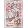 1 عدد  تمبر نهصدمین سالگرد تولد پیر آبلار - فرانسه 1979