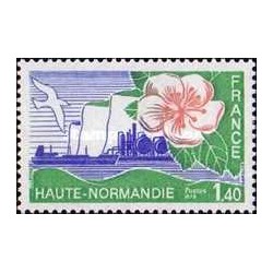 1 عدد  تمبر مناطق فرانسه، اوت نورماندی  - فرانسه 1978