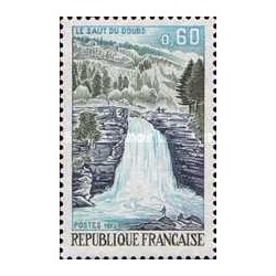 1 عدد تمبر  آبشار - دواب - فرانسه 1973