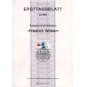 برگه اولین روز انتشار تمبر صدمین سالگرد درگذشت فردریش ویلر، شیمیدان - جمهوری فدرال آلمان 1982