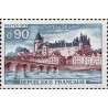 1 عدد تمبر قلعه Gien - فرانسه 1973