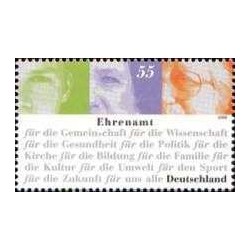 1 عدد تمبر کار داوطلبانه - جمهوری فدرال آلمان 2008