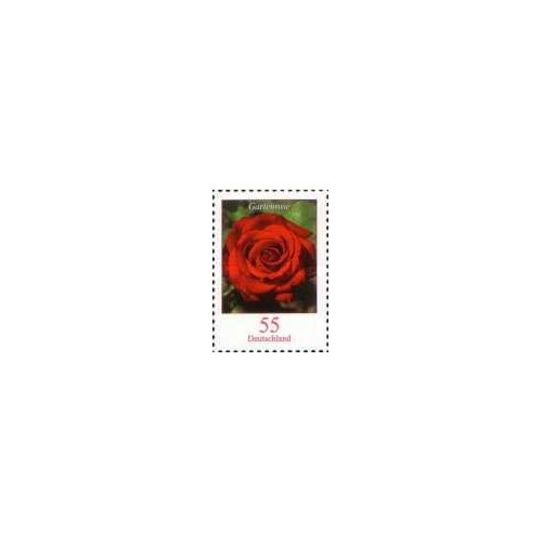 1 عدد تمبر سری پستی - گل - 55c- جمهوری فدرال آلمان 2008