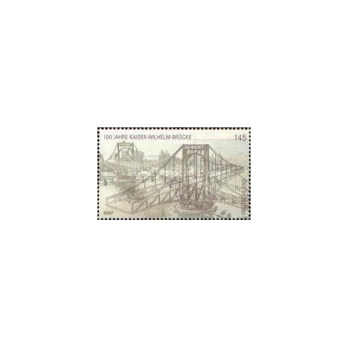 1 عدد تمبر صدمین سالگرد پل کایزر ویلهلم در ویلهلم شاون -2007 1 عدد تمبر صدمین سالگرد پل کایزر ویلهلم در ویلهلم شاون -2007