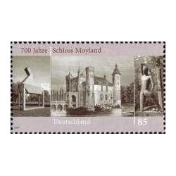 1 عدد تمبر هفتصدمین سالگرد قلعه مویلند در بدبورگ هائو - جمهوری فدرال آلمان 2007