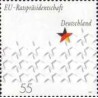 1 عدد تمبر ریاست آلمان بر اتحادیه اروپا - ستاره ها نقش برجسته -