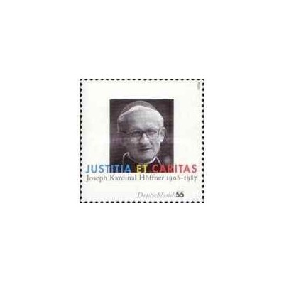 1 عدد تمبر صدمین سالگرد تولد جوزف هافنر - جمهوری فدرال آلمان 2006