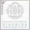 1 عدد تمبر پانصدمین سالگرد تأسیس دانشگاه ویادرینا در فرانکفورت