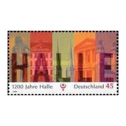 1 عدد تمبر 1200 امین سالگرد هاله - جمهوری فدرال آلمان 2006